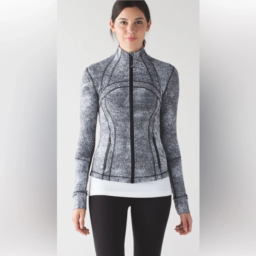 Lululemon Women’s Jacquard Define Zip Jacket 8 athleisure workout‎ yoga travel